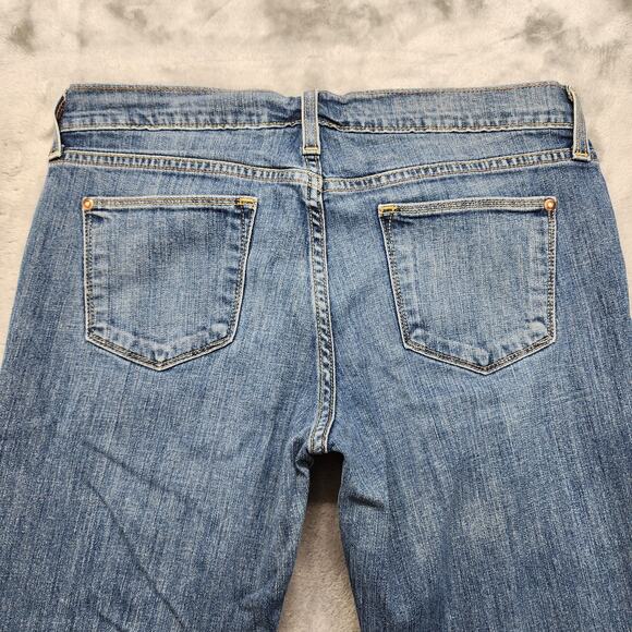 Old Navy Jeans Womens 10 Blue The Flirt Mid Rise Boot Cut Stretch Casual Y2K - Picture 4 of 13